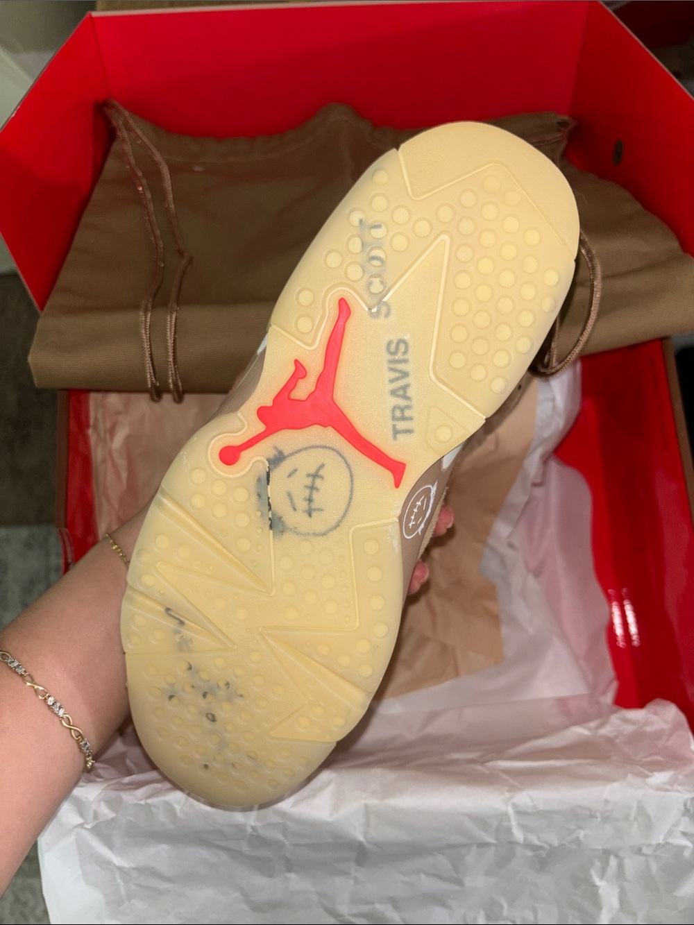 Nike Jordan 6 Retro Travis Scott British Khaki - Picture 6 of 7